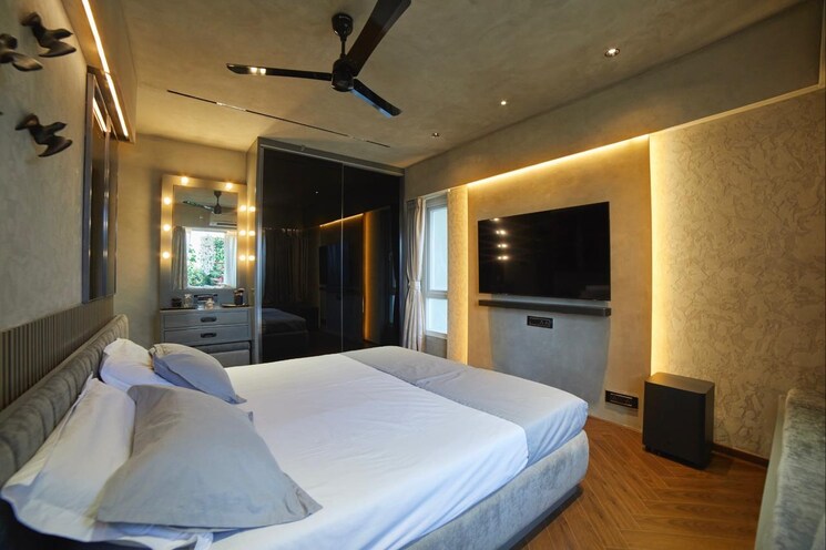 Bedroom, kanakia-paris 2.5 Bedroom 1050 Sq.Ft. Apartment In Bandra East Mumbai 8908077