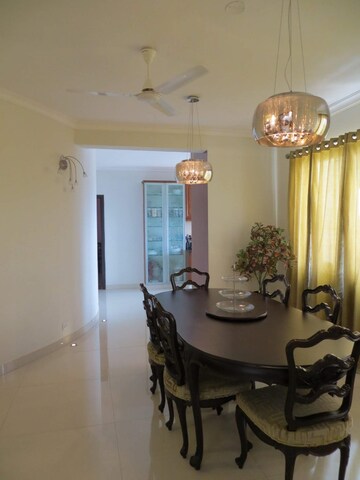 Living Room in 4 BHK Apartment at Regency Pinnacle Heights, Thanisandra – for Rent