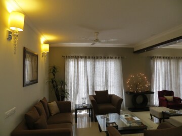 Living Room in 4 BHK Apartment at Regency Pinnacle Heights, Thanisandra – for Rent
