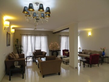 Living Room in 4 BHK Apartment at Regency Pinnacle Heights, Thanisandra – for Rent