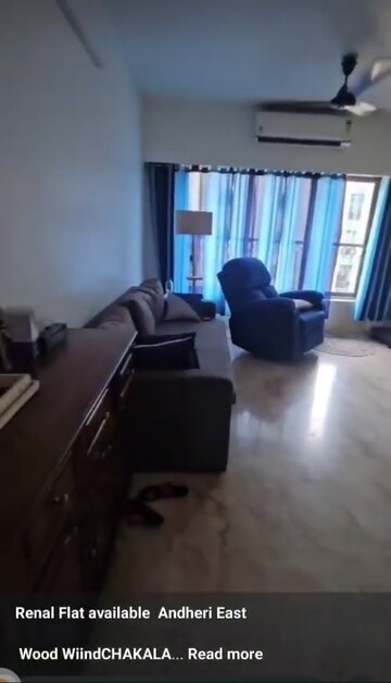 Living Room in 2 BHK Apartment at Kamala Bhavan, Andheri East – for Rent