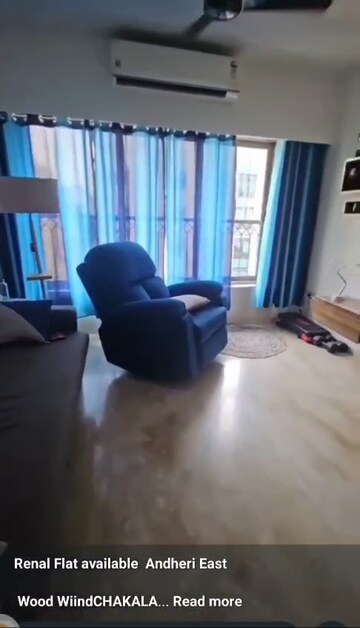 Living Room in 2 BHK Apartment at Kamala Bhavan, Andheri East – for Rent