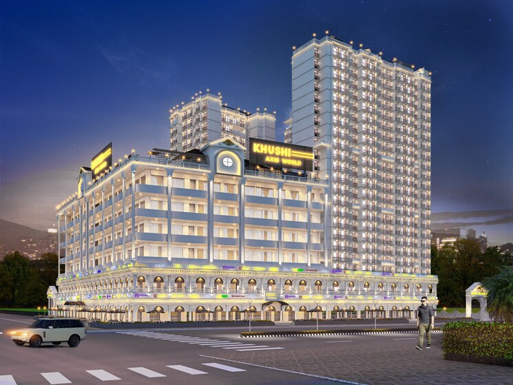 Exterior View, khushi-axis-world 2 Bedroom 654 Sq.Ft. Apartment In Mankoli Thane 8908179