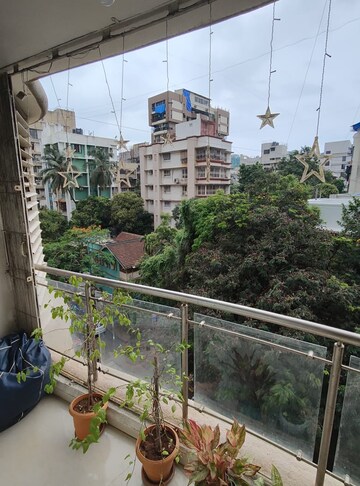 Balcony in 2 BHK Apartment at Satnam Apartment, Khar West – for Rent