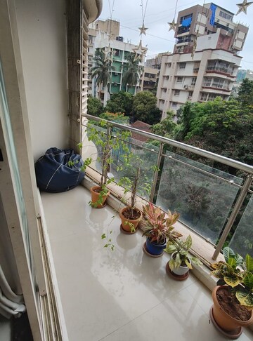 Balcony in 2 BHK Apartment at Satnam Apartment, Khar West – for Rent