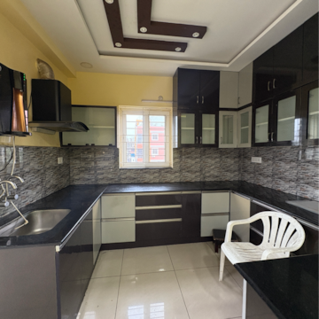 Kitchen in 3 BHK Builder Floor at Nallagandla – for Rent