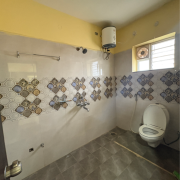 Bathroom in 3 BHK Builder Floor at Nallagandla – for Rent