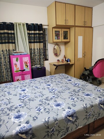 Bedroom in 3 BHK Apartment at Nitesh Forest Hills, Whitefield – for Rent