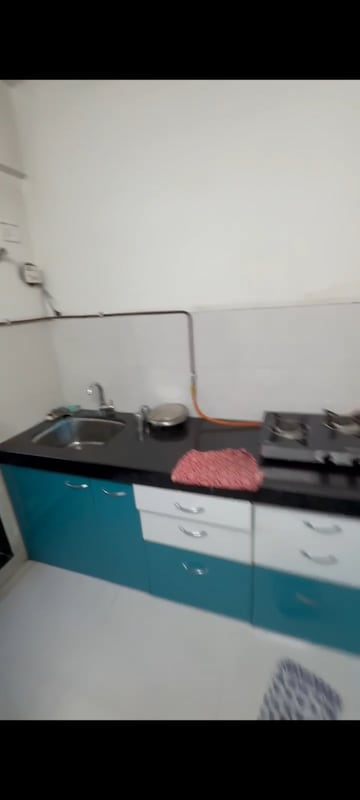 Kitchen in 1 BHK Apartment at Ashar Metro Towers, Vartak Nagar – for Rent