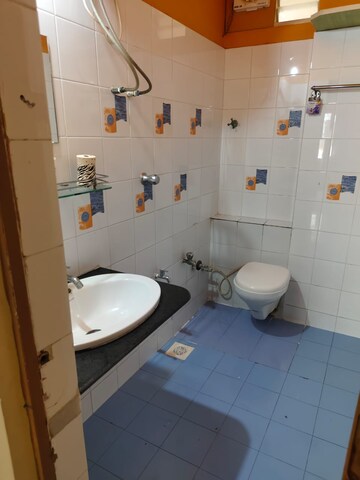 Bathroom in 3 BHK Apartment at Thaltej – for Rent