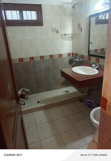 Bathroom in 2 BHK Apartment at Vasant Kunj – for Rent