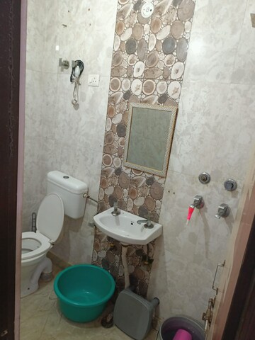 Bathroom in 1 BHK Builder Floor at Rohini – for Rent