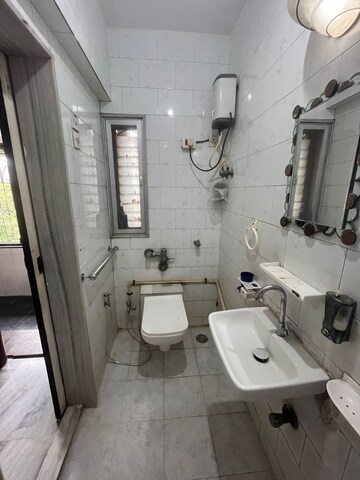 Bathroom in 2 BHK Apartment at Sindhi Society, Chembur – for Rent