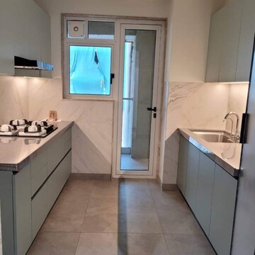 Kitchen in 3 BHK Apartment at Juhu Scheme, Chand Society – for Rent
