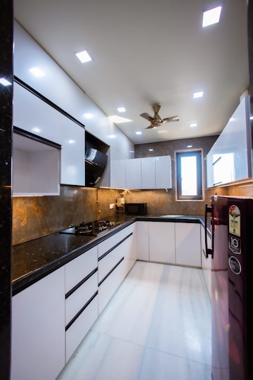 Kitchen in 2 BHK Builder Floor at Anand Niketan – for Rent