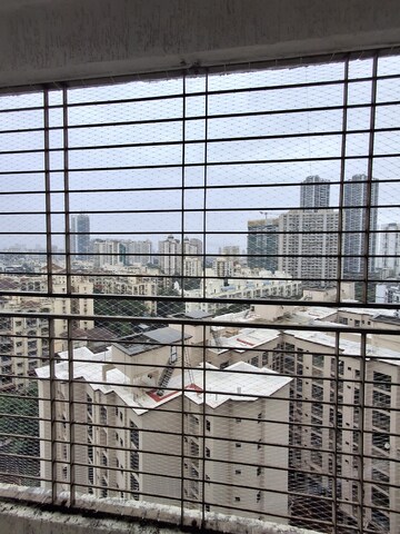 Balcony in 3 BHK Apartment at Raheja Serenity, Kandivali East – for Rent
