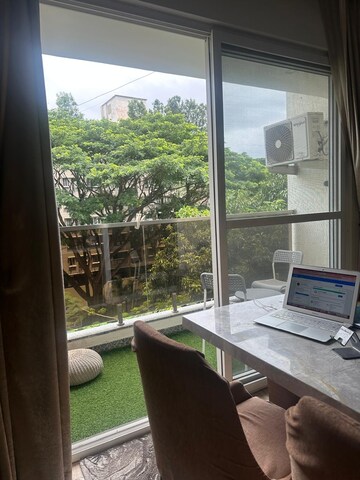 Balcony in 3 BHK Apartment at Gold Platz, Richmond Town – for Rent