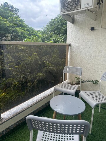 Balcony in 3 BHK Apartment at Gold Platz, Richmond Town – for Rent