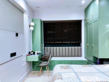 Bathroom in 3 BHK Apartment at Shapoorji Pallonji Vicinia, Powai – for Rent