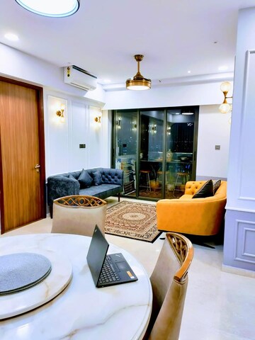 Living Room in 3 BHK Apartment at Shapoorji Pallonji Vicinia, Powai – for Rent