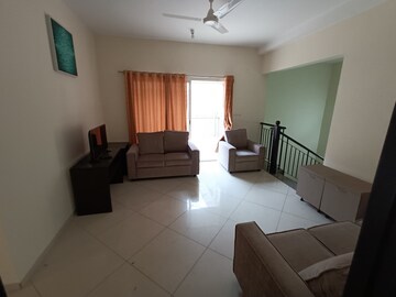 Living Room in 4 BHK Apartment at Sobha Habitech, Whitefield – for Rent