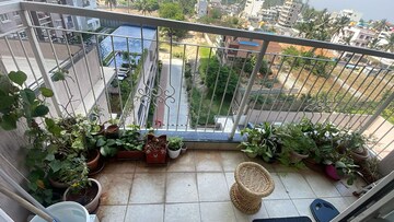 Balcony in 3 BHK Apartment at Prestige Park Square, Bannerghatta Road – for Rent