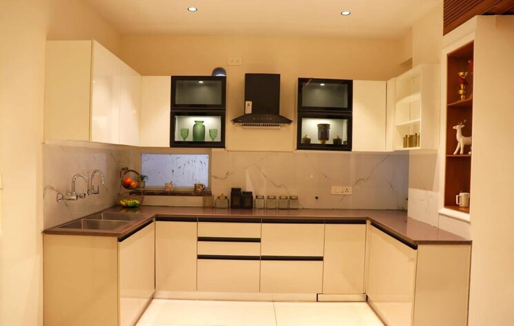 Kitchen, green-valley-residencia 3 Bedroom 1737 Sq.Ft. Apartment In Ghazipur Zirakpur 8914562