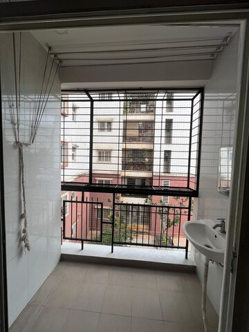 Balcony in 3 BHK Apartment at Mahendra Elena 5, Electronic City Phase I – for Rent