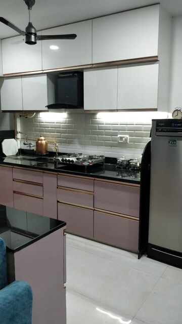 Kitchen in 3 BHK Apartment at Nirman Puram CHSL, Kondhwa – for Rent