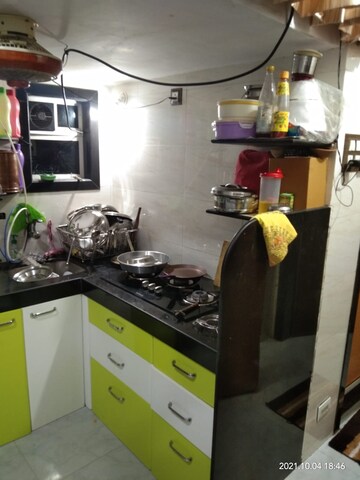 Kitchen in 2 BHK Apartment at Dheeraj Darshan, Jogeshwari East – for Rent