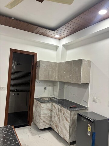 Kitchen in 1 RK Independent House at Sector 18 – for Rent