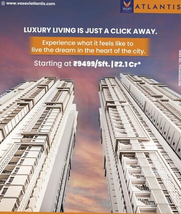 2.5 BHK Apartment – Exterior View View at Vasavi Atlantis, Narsingi - for Sale