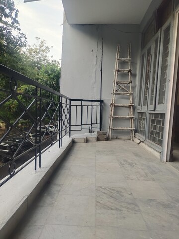 Balcony in 3 BHK Builder Floor at East Of Kailash – for Rent