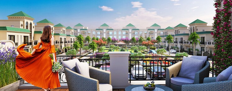 Balcony, omaxe-metro-city  240 Sq.Yd. Plot In Kalli Paschim Lucknow 8909276