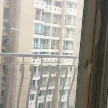 Balcony in 3.5 BHK Apartment at Sikka Kaamna Greens, Sector 143 – for Rent