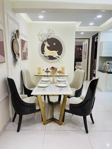 Living Room in 3.5 BHK Apartment at Vip Road – for Sale