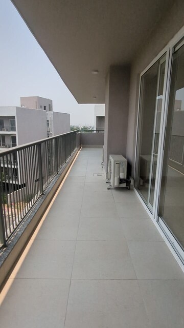 Balcony in 4 BHK Apartment at DLF Garden City Independent Floors, Sector 92 – for Rent