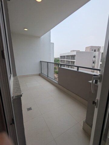 Balcony in 4 BHK Apartment at DLF Garden City Independent Floors, Sector 92 – for Rent