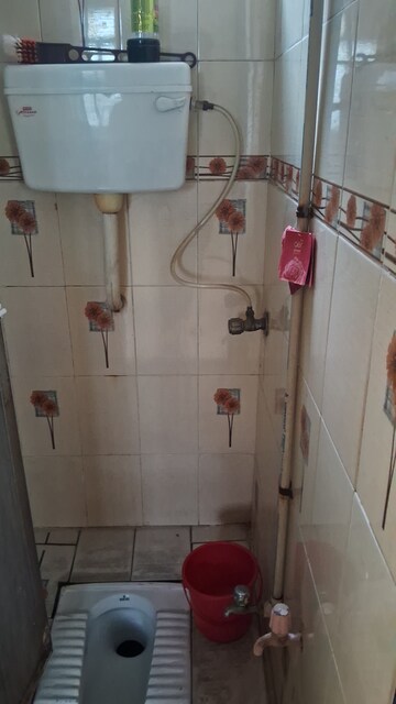 Bathroom in 1 BHK Apartment at Kajal Heritage, Kopar Khairane – for Rent