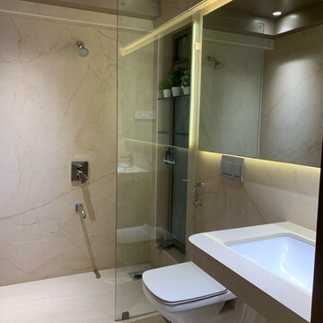 Bathroom in 3 BHK Apartment at DSD Aura, Dalvi Nagar – for Sale