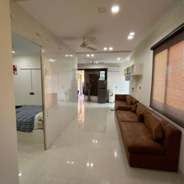 Living Room in 1 BHK Builder Floor at Saket – for Rent