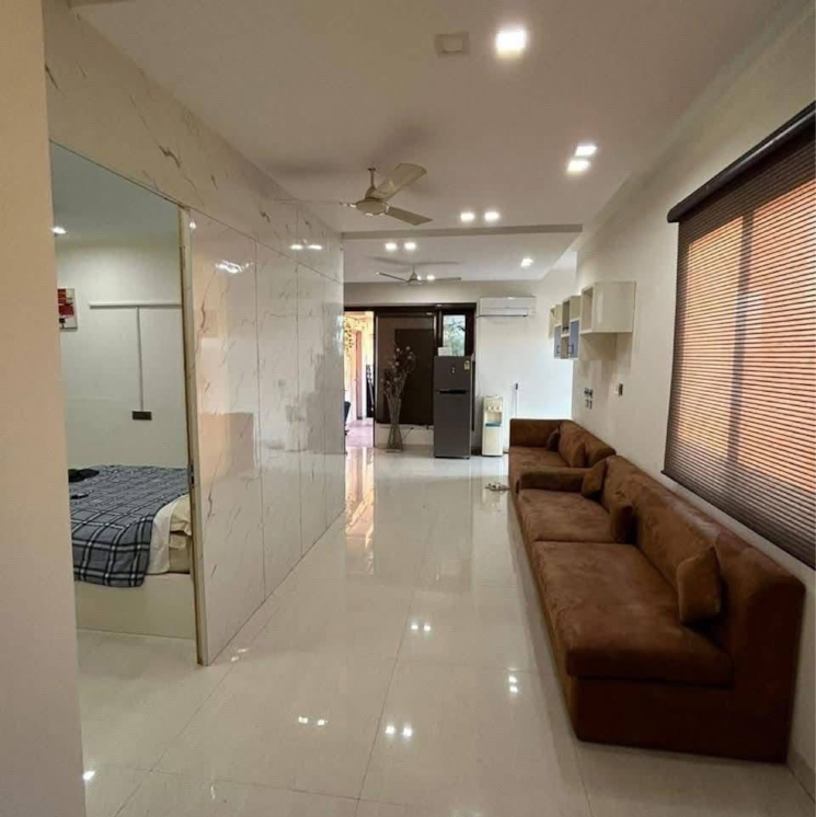 Living Room, saket 1 Bedroom 800 Sq.Ft. Builder Floor In Saket Delhi 8909496