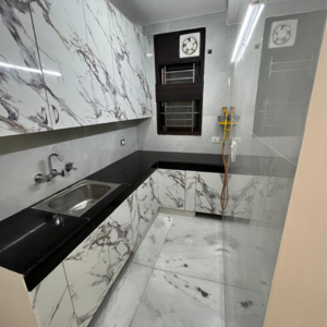 Kitchen in 2 BHK Builder Floor at Malviya Nagar – for Sale