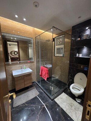 Attached Bathroom in 3 BHK Builder Floor at S 27 Luxury Homes, Greater Kailash – for Sale