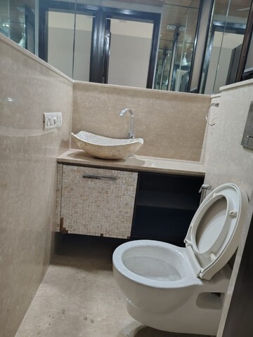 Bathroom in 4 BHK Builder Floor at Boutique Residential Apartments A1 313, Safdarjung Enclave – for Rent