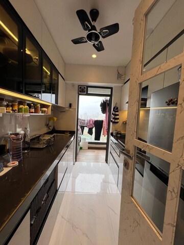 Kitchen in 3.5 BHK Apartment at Runwal Elegante, Andheri West – for Rent