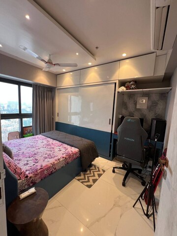 Bedroom in 3.5 BHK Apartment at Runwal Elegante, Andheri West – for Rent