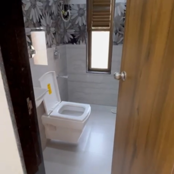 Bathroom in 1 BHK Apartment at Haware Amara, Vikhroli East – for Rent