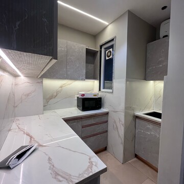 Bathroom in 1 BHK Builder Floor at Ansal Sushant Lok I, Sector 43 – for Rent