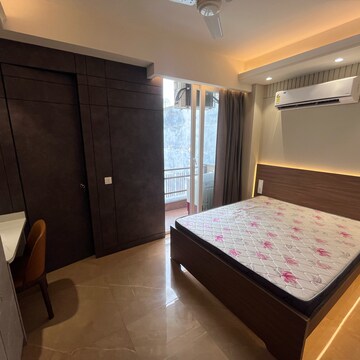 Bedroom in 1 BHK Builder Floor at Ansal Sushant Lok I, Sector 43 – for Rent